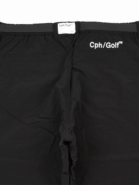 Captains Helm Golf / JACQUARD RIB ADJUSTABLE JOGGER PANTS -Black-