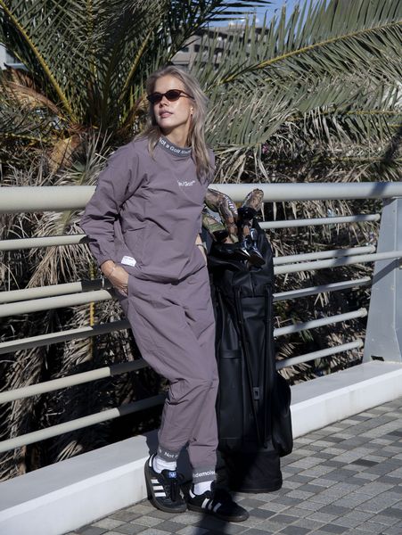 Captains Helm Golf / [WOMEN] JACQUARD RIB ADJUSTABLE JOGGER PANTS