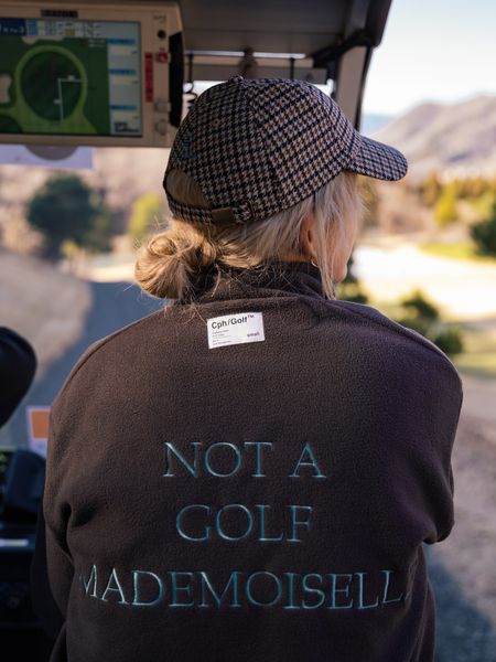 Captains Helm Golf / DIGNIFIED LOGO FLEECE JACKET -Black-