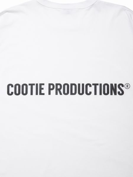 COOTIE PRODUCTIONS / Print Oversized L/S Tee -White-