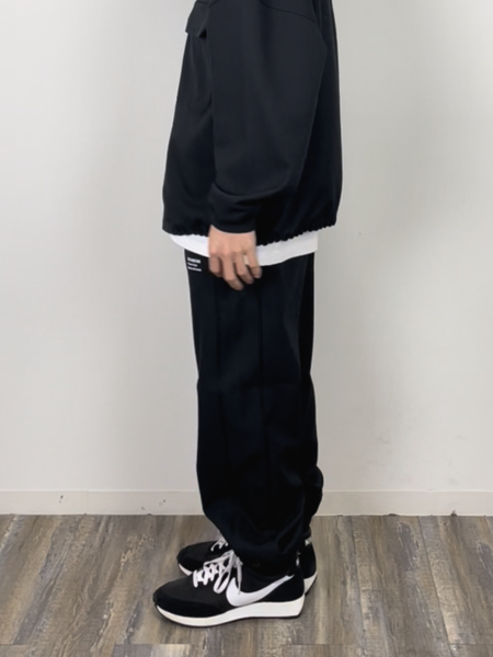 COOTIE / Polyester Twill Track Pants -Black-