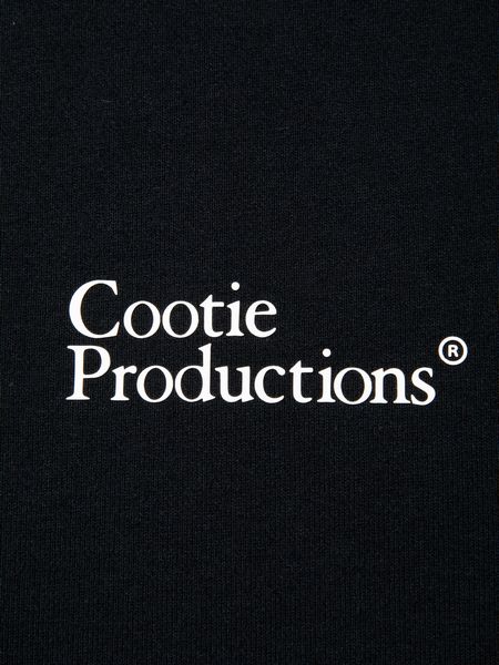 COOTIE PRODUCTIONS / Open End Yarn Plain Sweat Crew -Black-