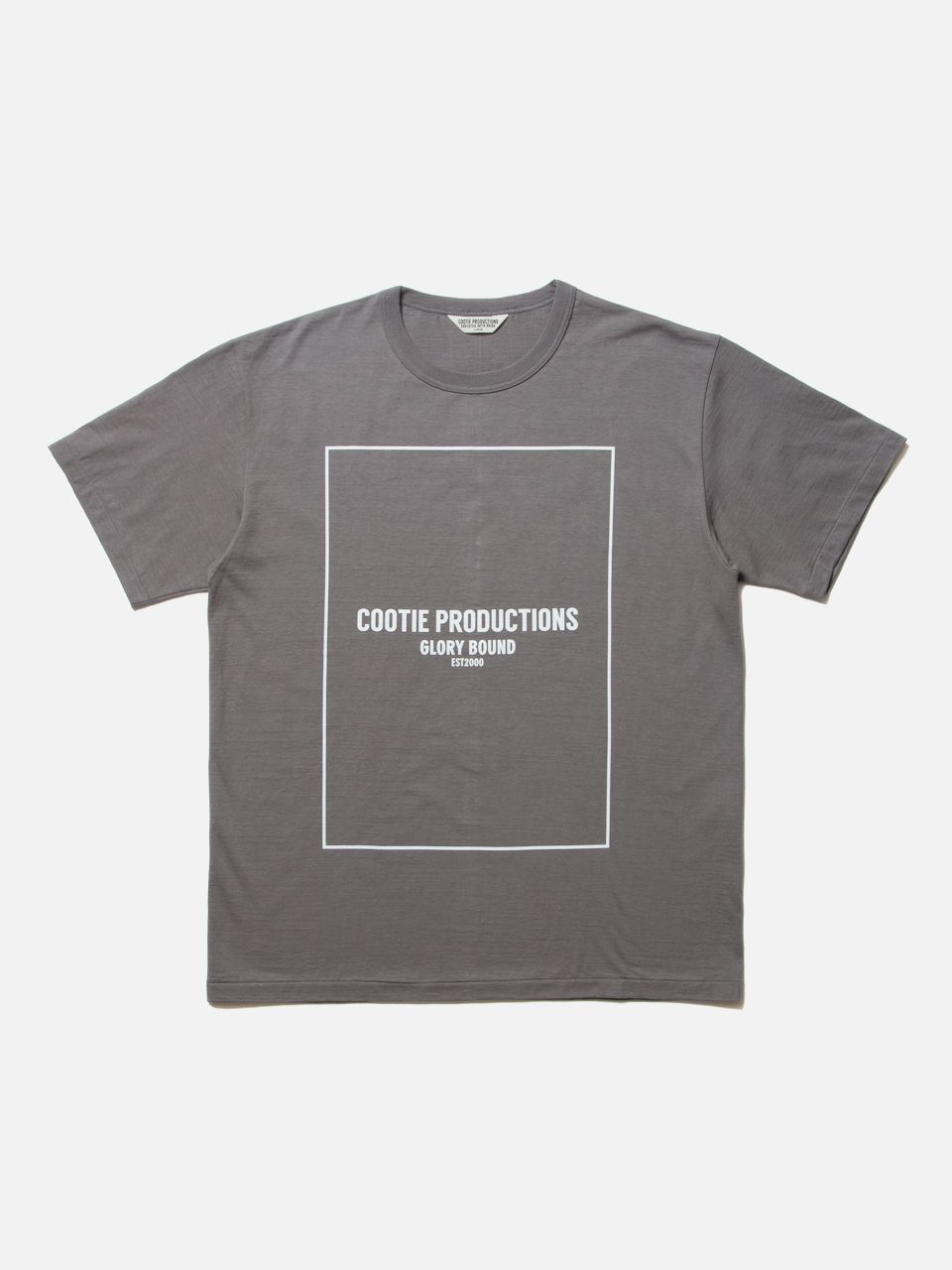 COOTIE クーティ 通販 18SS Print S/S Tee (COOTIE LOGO) -Gray-