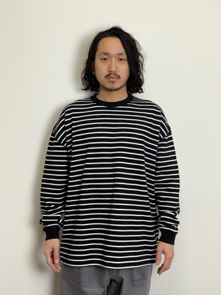 COOTIE / Heavy Thermal Border L/S Tee