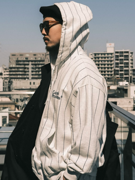 COOTIE PRODUCTIONS / Allover Print Open End Yarn Sweat Zip Hoodie