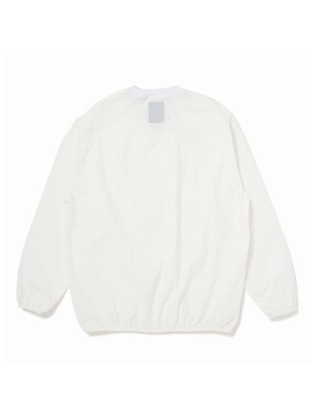 CHALLEGER / L/S NUMBERS WIND CREW -White-