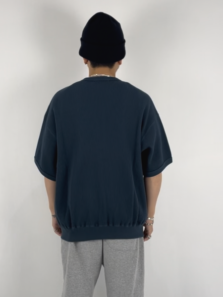 COOTIE  Suvin Waffle S/S Crew