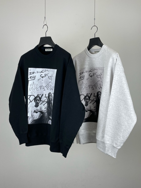 COOTIE / Print Crewneck Sweatshirt-1 -Oatmeal-