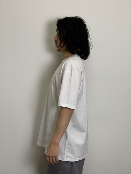 COOTIE / Supima Cotton Relax Fit S/S Tee -White-