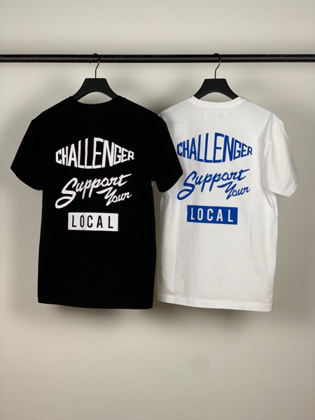 CHALLENGER / SUPPORT TEE -White-