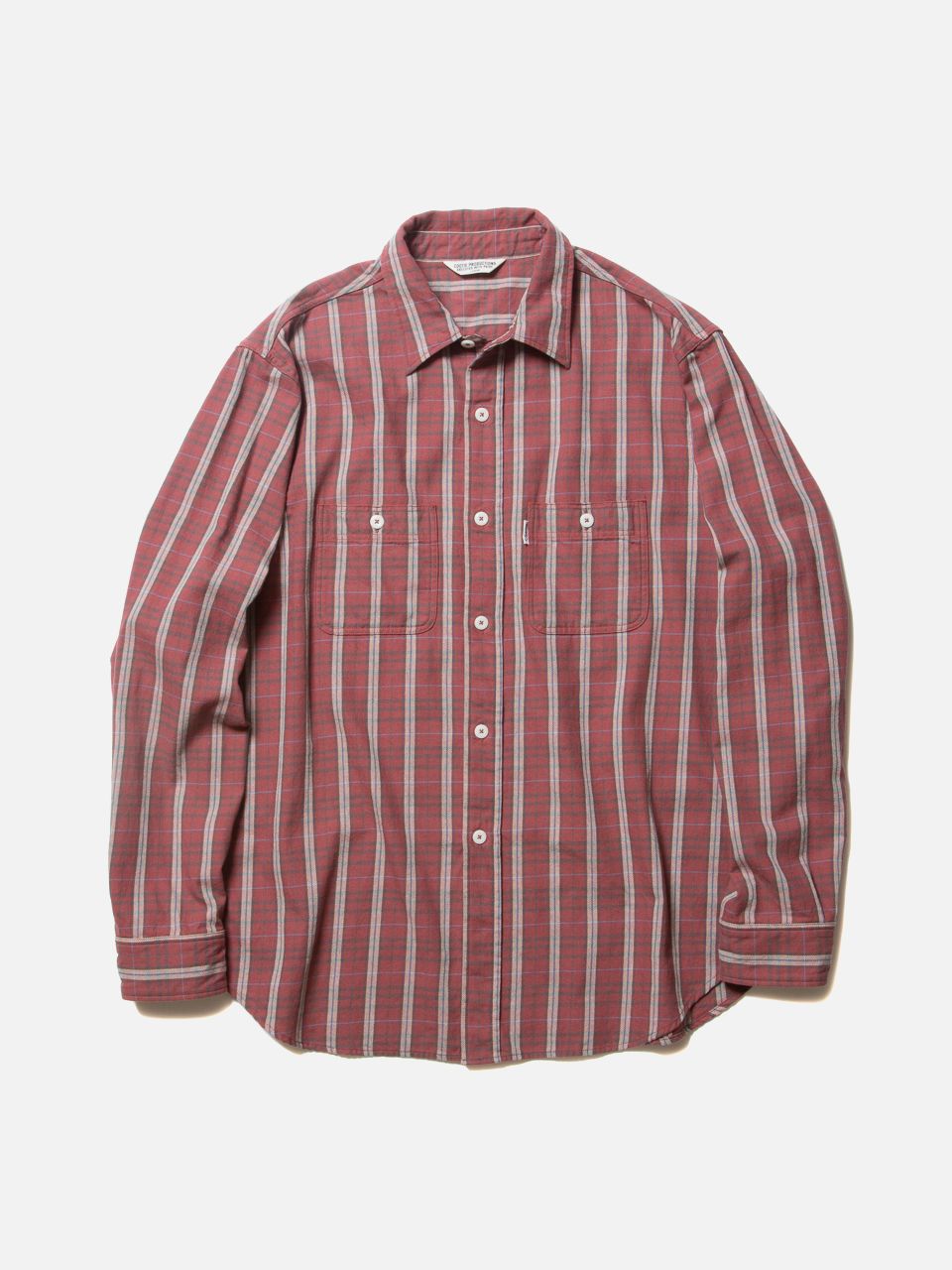 COOTIE クーティ 通販 18SS チェックシャツ Nel Check L/S Work Shirt