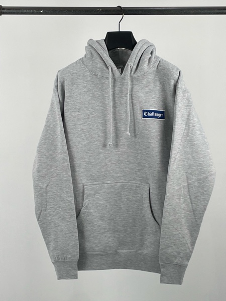 CHALLENGER / LOGO PATCH HOODIE -Ash Gray-