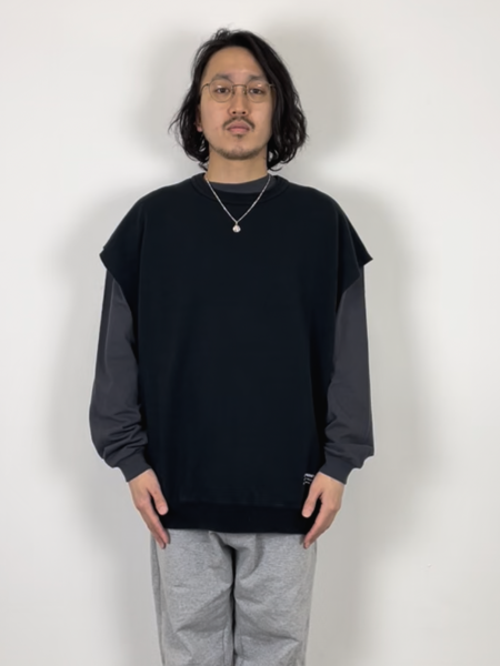 【MM6 】cutoff sleeveless sweatshirt