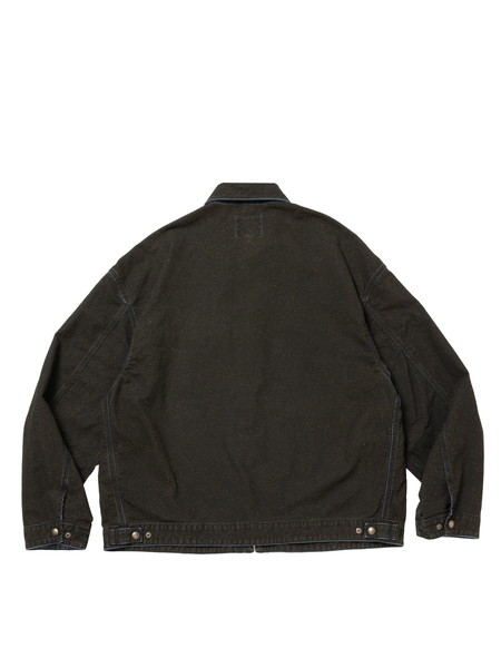 COOTIE PRODUCTIONS / Grainy Denim Work Jacket -Black-