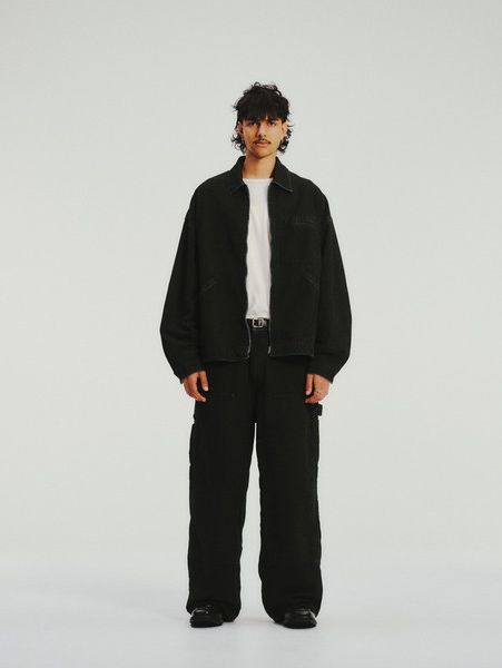 COOTIE PRODUCTIONS / Grainy Denim Work Jacket -Black-