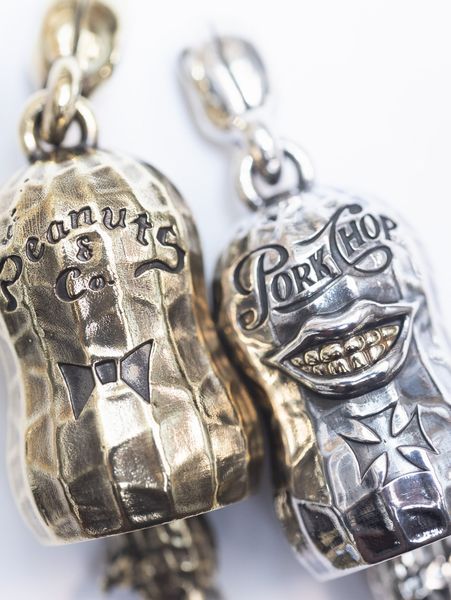 PEANUTS&CO. × PORKCHOP GARAGE SUPPLY / Pork Gardian Bell -Silver-