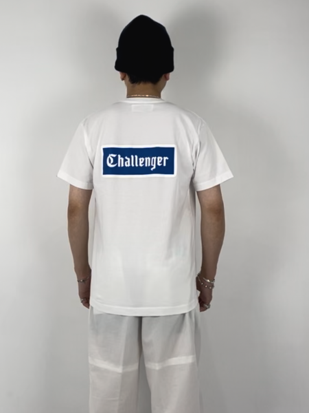 CHALLENGER / LOGO PATCH TEE -White-