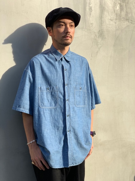COOTIE クーティ 通販Chambray Work S/S Shirt
