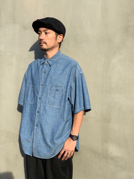 COOTIE クーティ 通販Chambray Work S/S Shirt