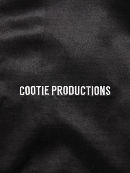 COOTIE / C/R Satin Embroidery Blouson -Black-