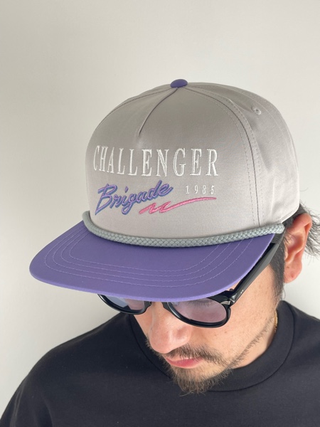 CHALLENGER / SIGNATURE CAP  Gray×Purple