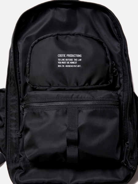 クーティーCootie production Nylon Backpack Black