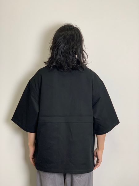 COOTIE / Kersey Pullover S/S Work Jacket -Black-