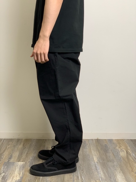 COOTIE / Garment Dyed 2 Tuck Easy Pants -Black-