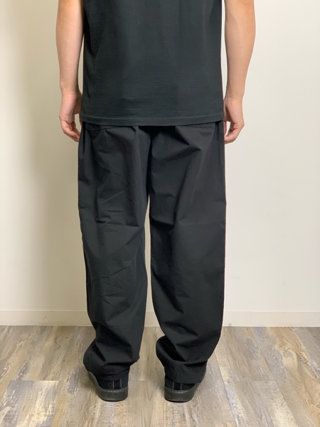 COOTIE / Garment Dyed 2 Tuck Easy Pants -Black-