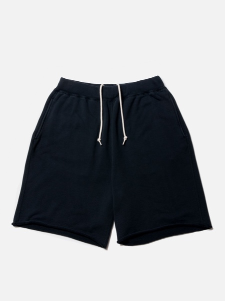 COOTIE / Sulfur Dyed Cut Off Sweat Shorts -Black-