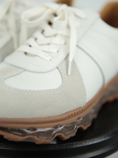 Tomo&Co / German Trainer -White Leather/Gum-