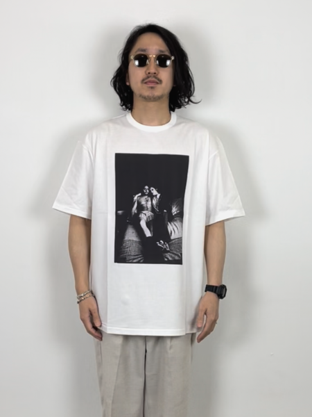 COOTIE / Print Relax Fit S/S Tee-3 -White-