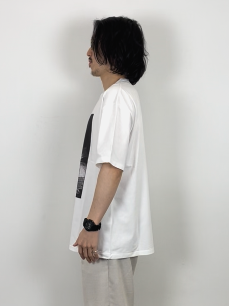 COOTIE / Print Relax Fit S/S Tee-3 -White-