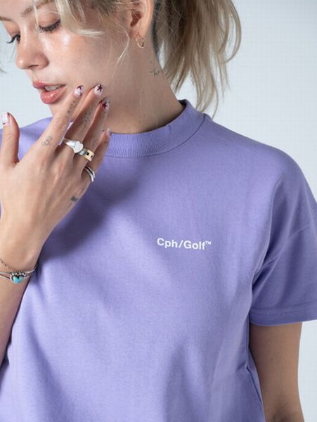メンズウェア Captains Helm Golf MOCK NECK TEE PINK Captains Helm Golf / MADEMOISELLE HALF MOCK NECK TEE