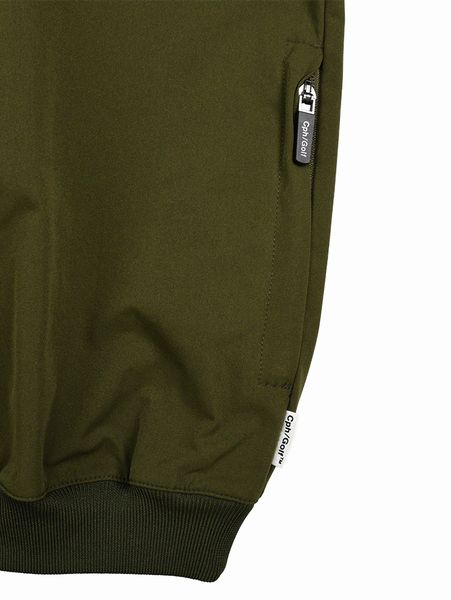 Captains Helm Golf / LIGHT WEIGHT SS ZIP PULLOVER -Olive-