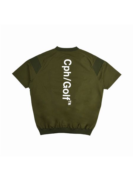 Captains Helm Golf Cph/Golf プルオーバーサイズS Captains Helm Golf / LIGHT WEIGHT SS ZIP PULLOVER -Olive-