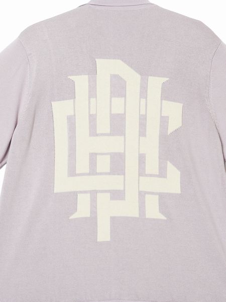 Captains Helm Golf / 【WOMENS】OVERLAP LOGO JAQUARD KNIT POLO -Purple-