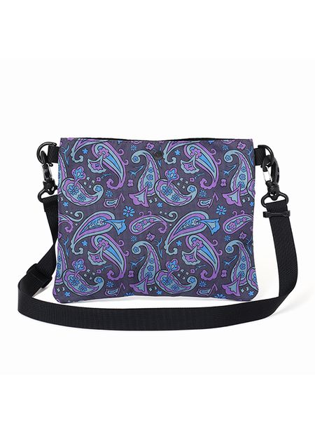 バッグ 24ss CHALLENGER PAISLEY SACOCHE CHALLEGER / PAISLEY SACOCHE -Charcoal×Purple-
