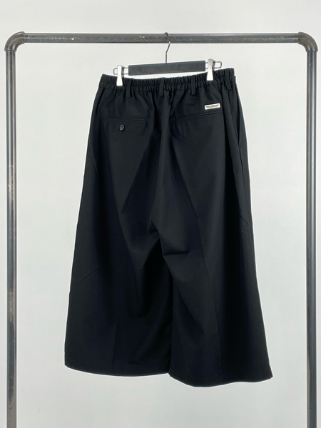 COOTIE / T/R Shin Cut Wide Easy Trousers -Black-