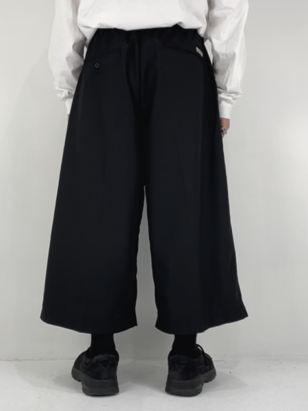 COOTIE / T/R Shin Cut Wide Easy Trousers -Black-