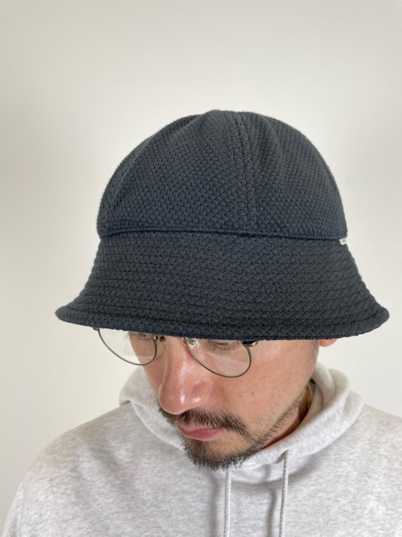 COOTIE Lowgauge Moss Stitch Ball Hat ハット