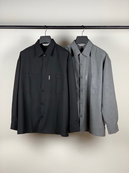 COOTIE / T/W Work L/S Shirt -Black-