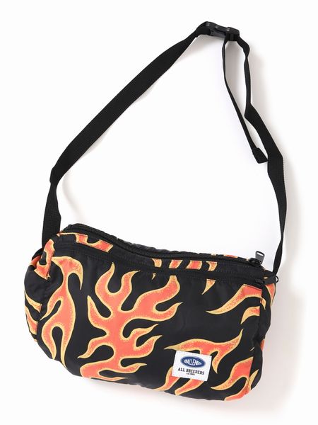 CHALLEGER / PACKABLE FIRE ANORAK - Orange/Black -