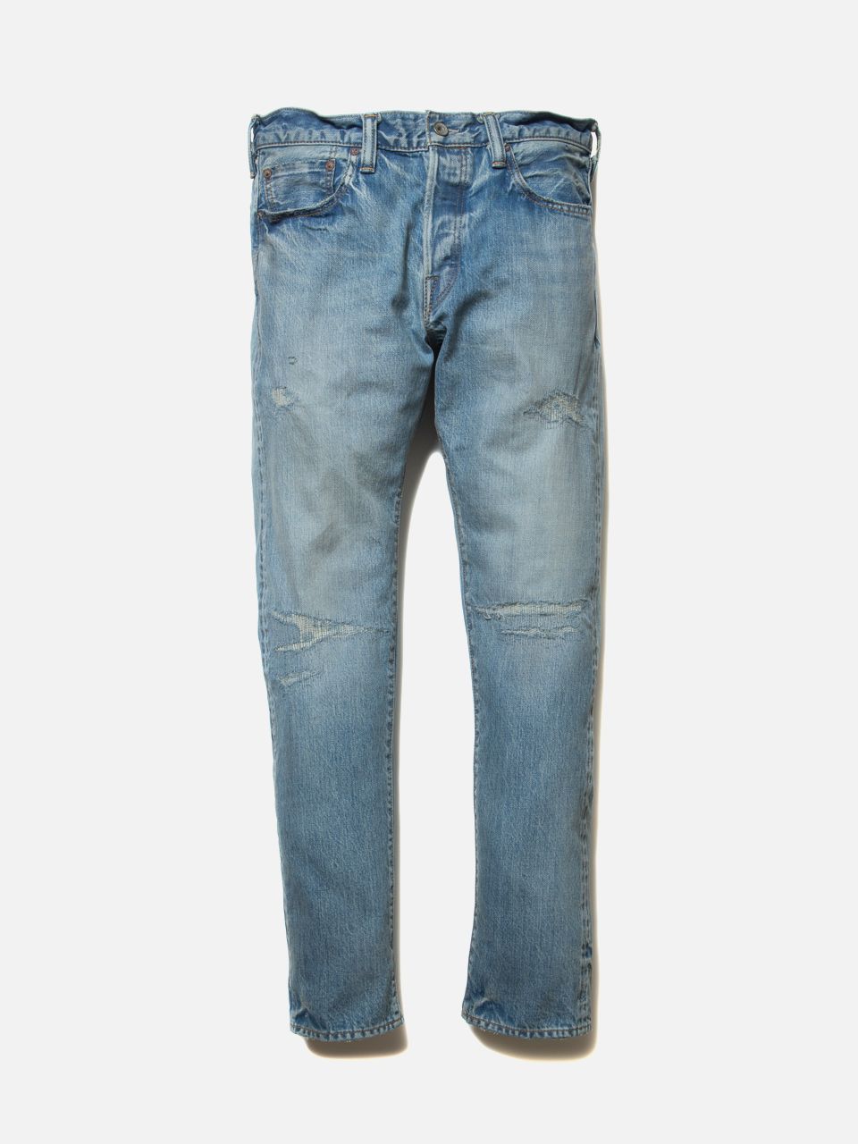 cootie デニムパンツ　ダメージ・リペア加工　ヴィンテージ COOTIE 5 Pocket Repair Denim リペアデニム