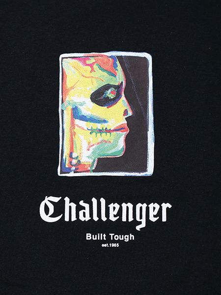 トップス CHALLENGER / FACE TEE CHALLENGER / FACE TEE -Black-