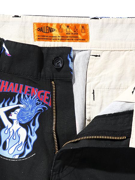 CHALLENGER チャレンジャー 通販 19SS FIRE LADY SHORTS