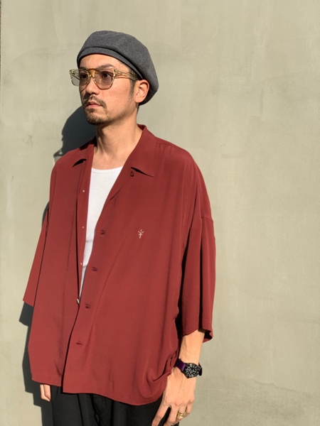 COOTIE クーティ 通販 Rayon Open-Neck S/S Shirt