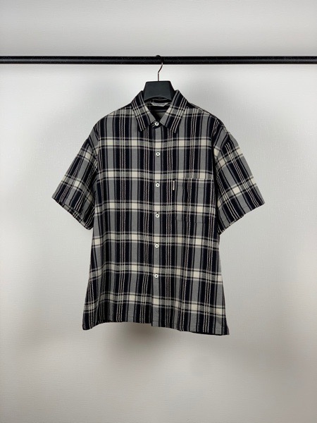 トップス シャツ COOTIE / Jacquard Check S/S Shirt