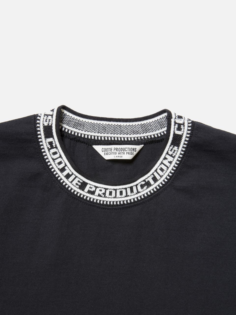 COOTIE クーティ 通販 19SS Jacquard Collar S/S Tee