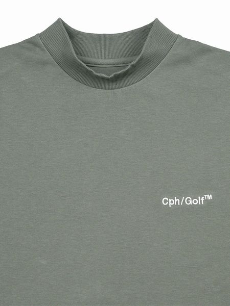 Captains Helm Golf / Cph/Golf™ LOGO HALF MOCK NECK TEE